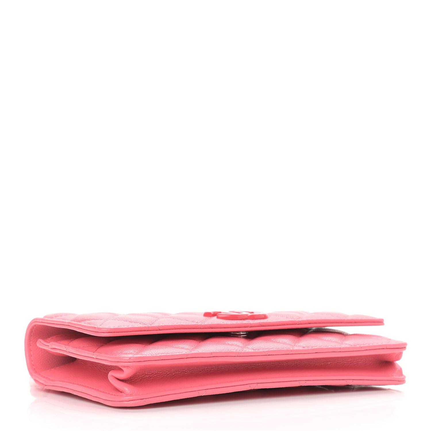 Chanel Caviar Quilted My Everything Wallet On Chain WOC Pink 4 of 11