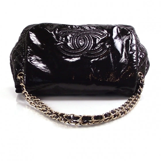Chanel Vinyl The Rock and Chain Flap Black 6 of 12