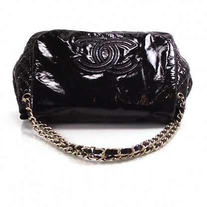 Chanel Vinyl The Rock and Chain Flap Black 6 of 12