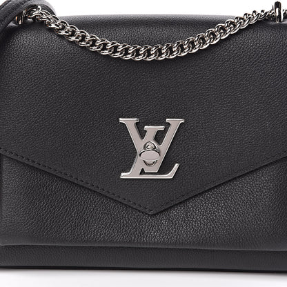 Louis Vuitton Soft Calfskin My Lockme Chain Bag BB Black 10 of 11