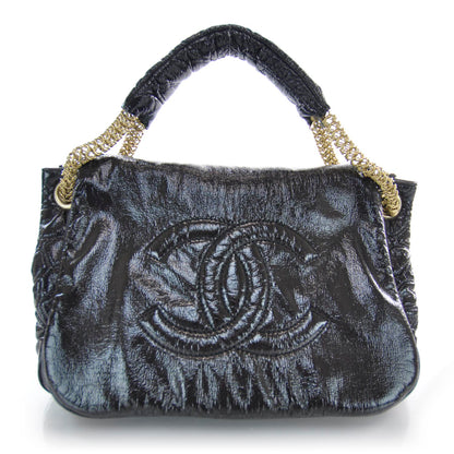 Chanel Vinyl Rodeo Flap Bag Black 1 of 7