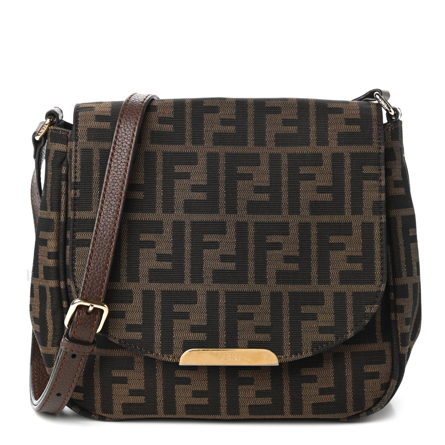 Zucca Vitello Artic Small Messenger Bag Tobacco Castagna
