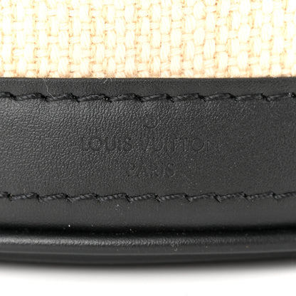 Louis Vuitton Cotton Calfskin Monogram Nano Bucket Bag Black 7 of 12