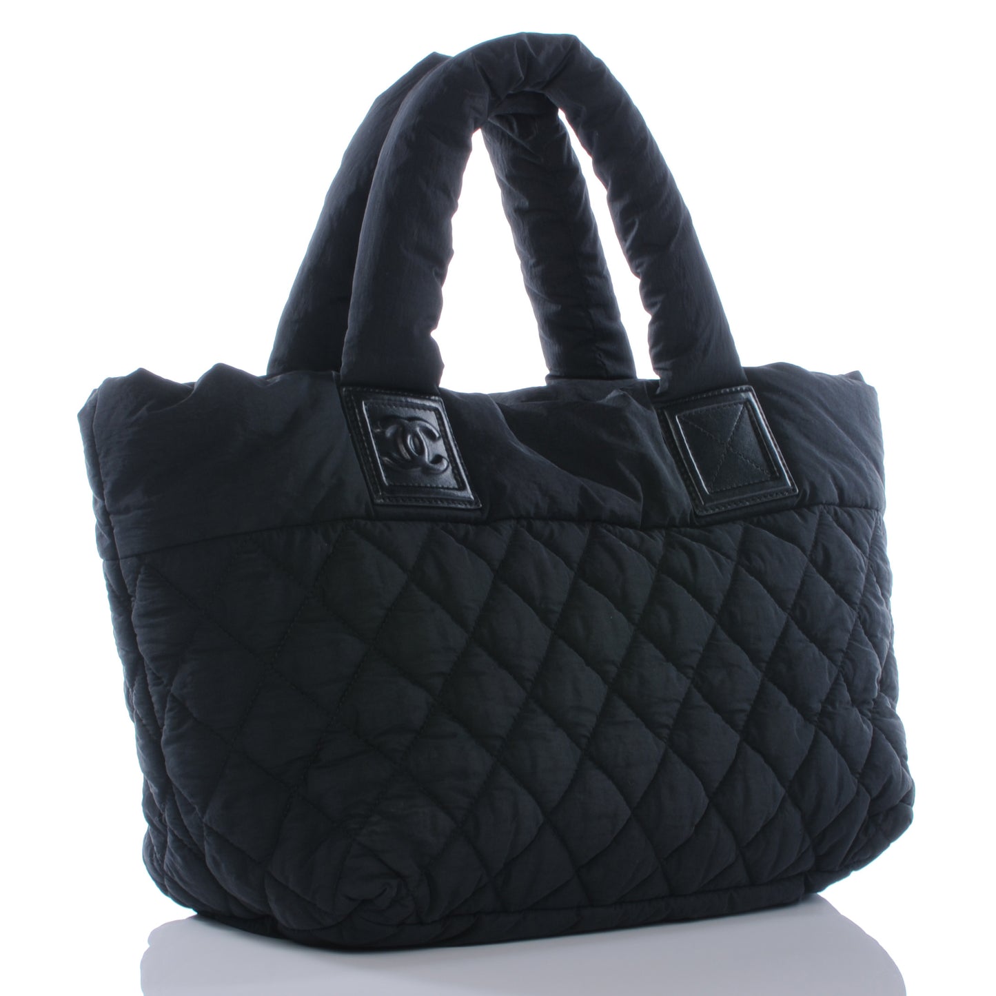 Nylon Coco Cocoon Zip Tote Black