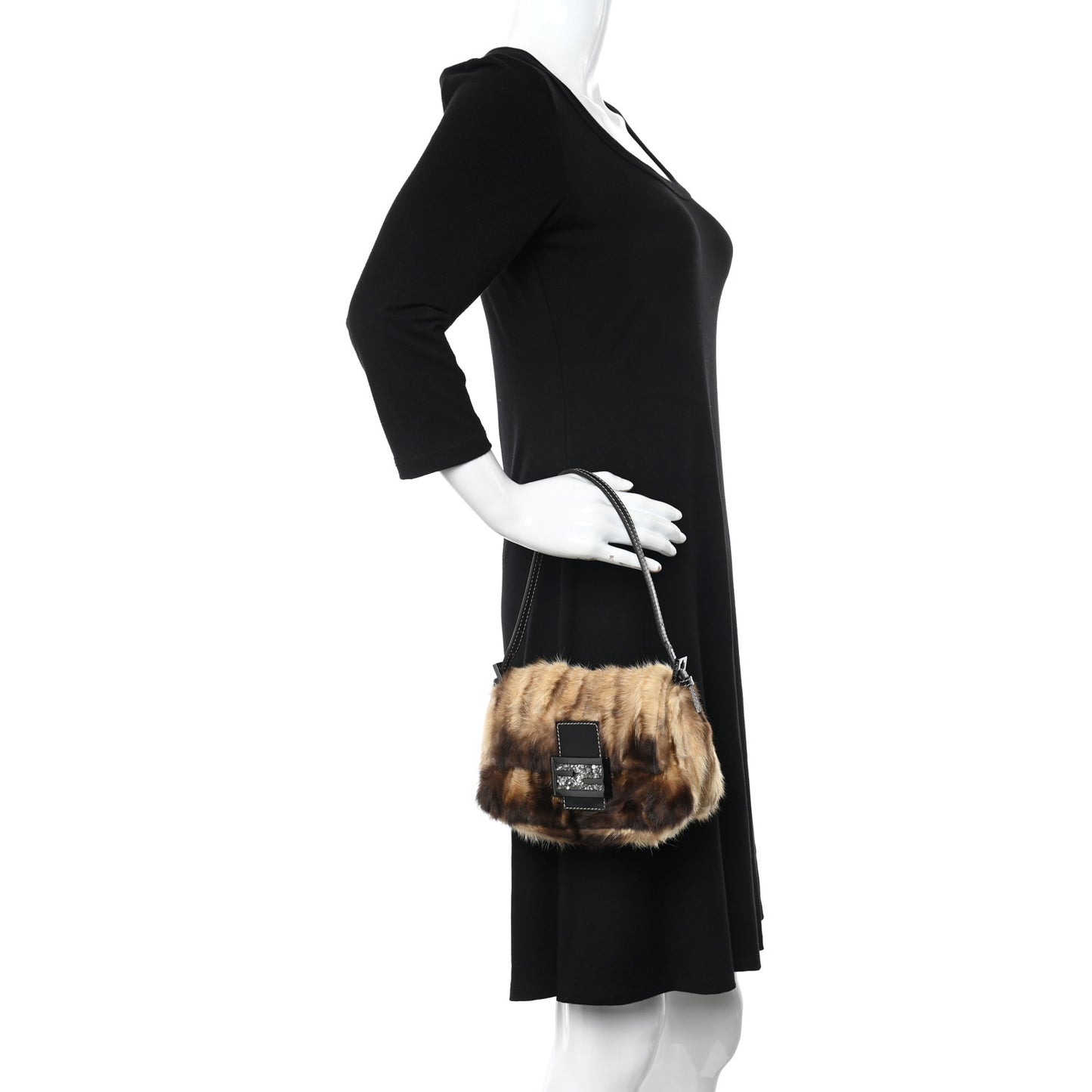 Mink Fur Mini Forever Mama Baguette
