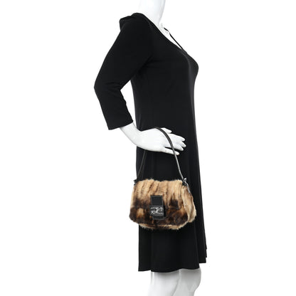 Fendi Mink Fur Mini Forever Mama Baguette 2 of 11