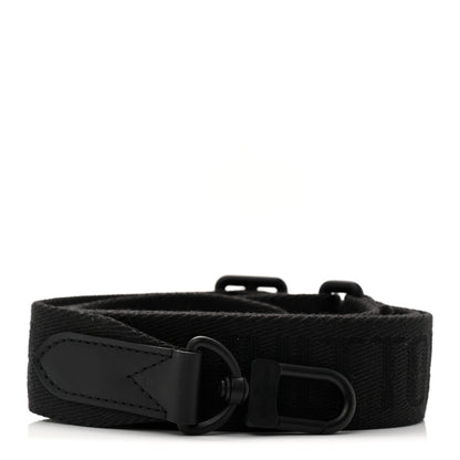 Louis Vuitton Jacquard Canvas Keepall Bandouliere Adjustable Shoulder Strap Black 1 of 3