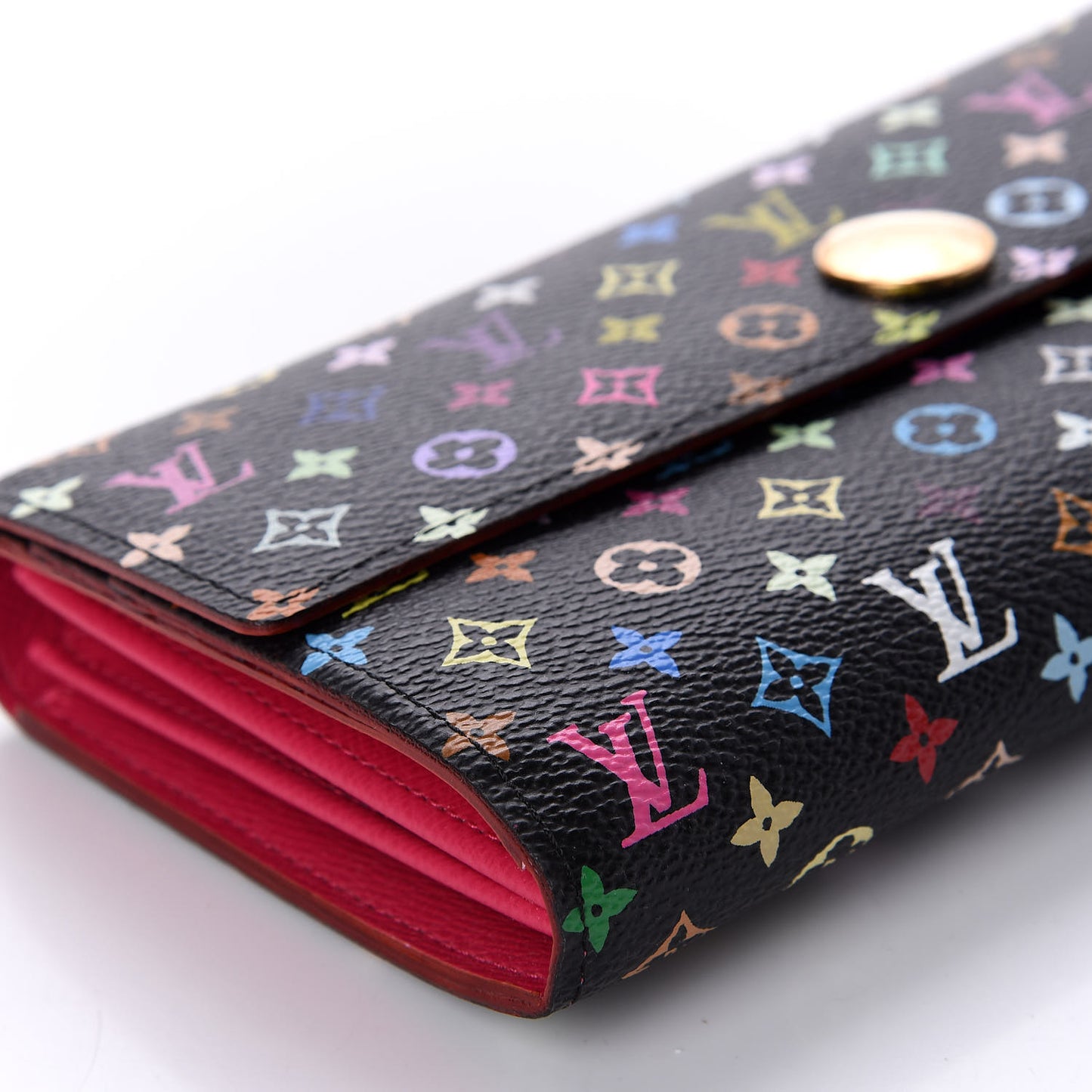 Monogram Multicolor Sarah Wallet Black Grenade