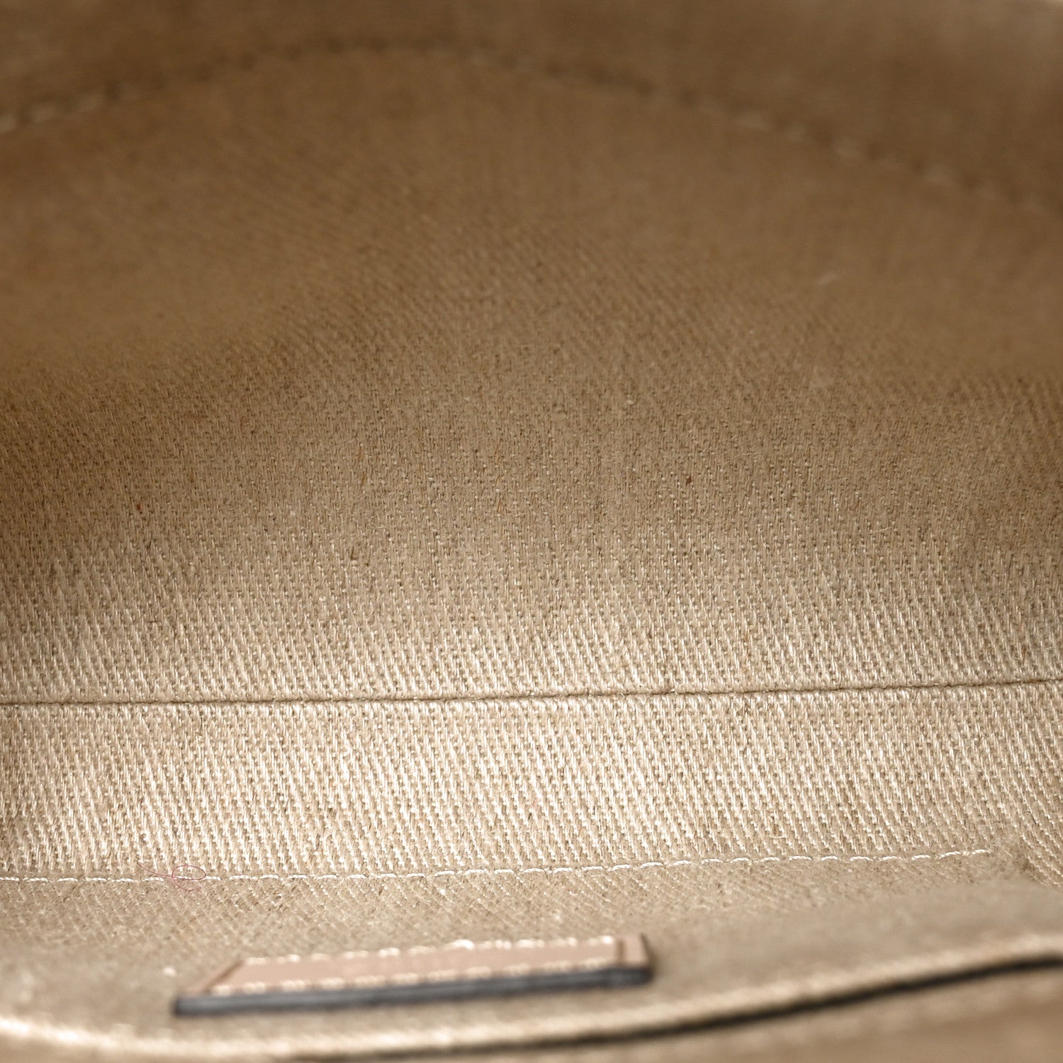 Chloe Linen Calfskin Mini Woody Ribbon Tote Cement Pink 5 of 9