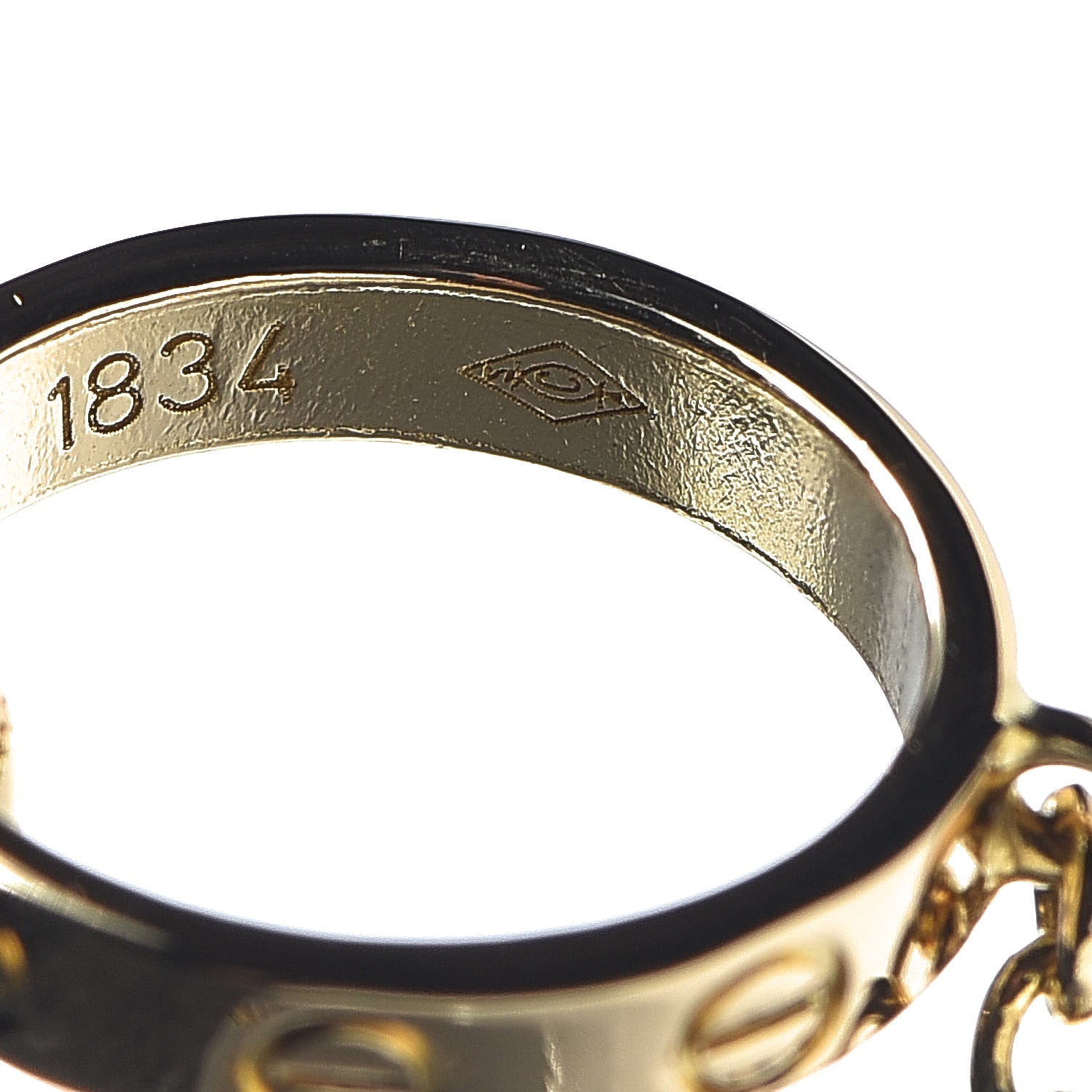 Cartier 18K Yellow Gold Interlocking LOVE Bracelet 8 of 9