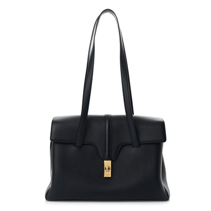 Celine Supple Grained Calfskin Medium Soft 16 Bag Navy Blue 1 of 13