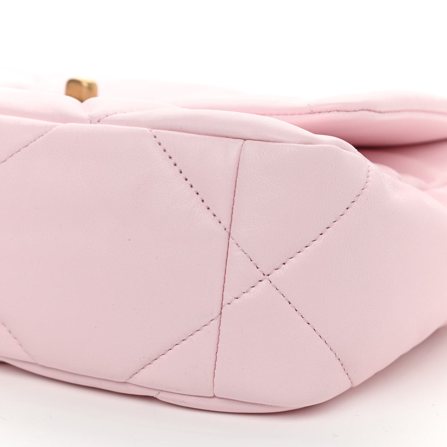 Lambskin Quilted Medium Chanel 19 Flap Light Pink