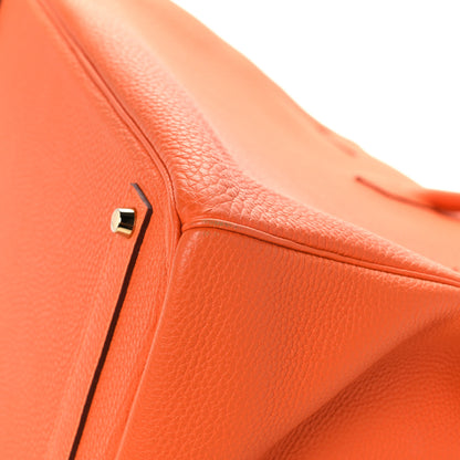Hermes Togo Birkin 40 Orange 11 of 13