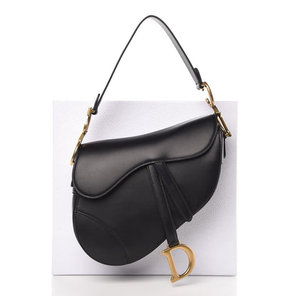 Christian Dior Calfskin Saddle Bag Black 8 of 8
