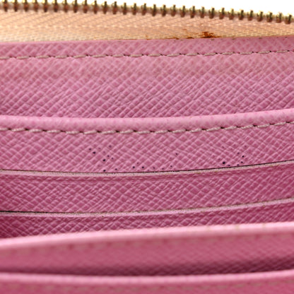 Louis Vuitton Monogram Multicolor Zippy Coin Purse Wallet White Litchi 8 of 11