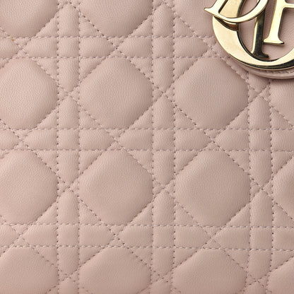 Christian Dior Lambskin Cannage Medium Lady Dior Light Pink 8 of 8