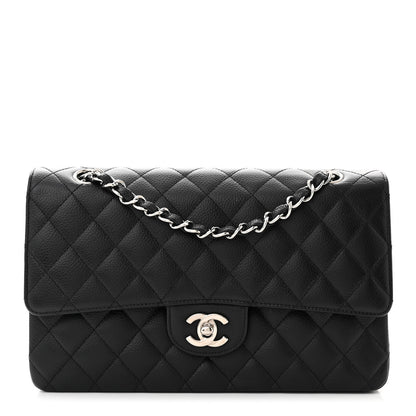 Chanel Caviar Quilted Medium Double Flap Black 1 of 11