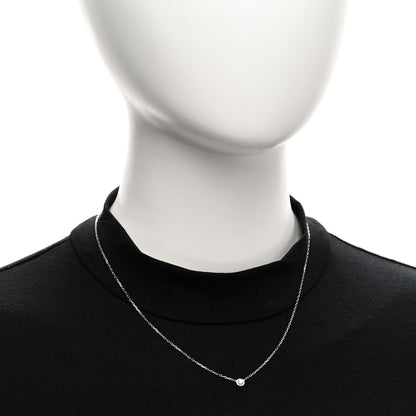 Cartier 18K White Gold Diamond SM D'Amour Pendant Necklace 2 of 5