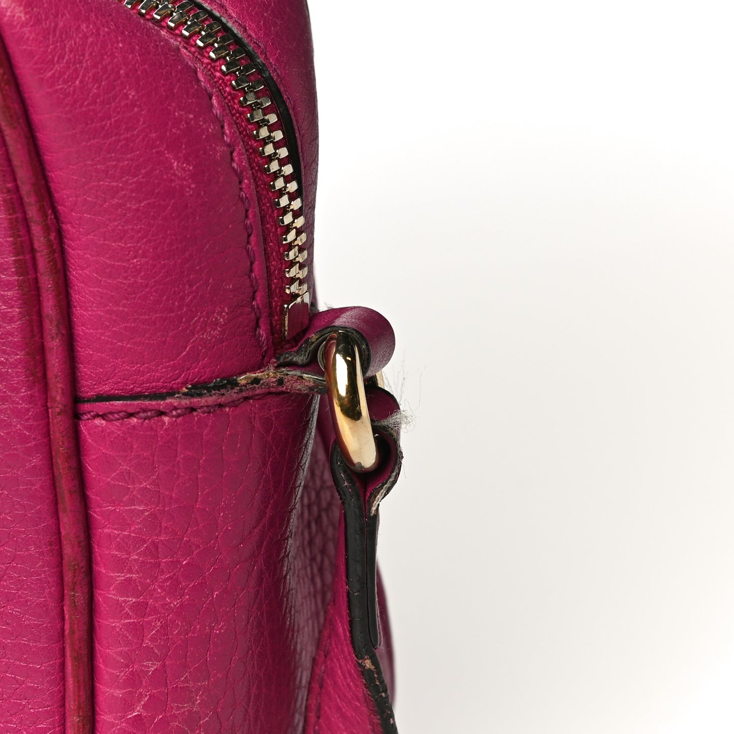 Cellarius Calfskin Small Soho Disco Bag Bright Bouganville