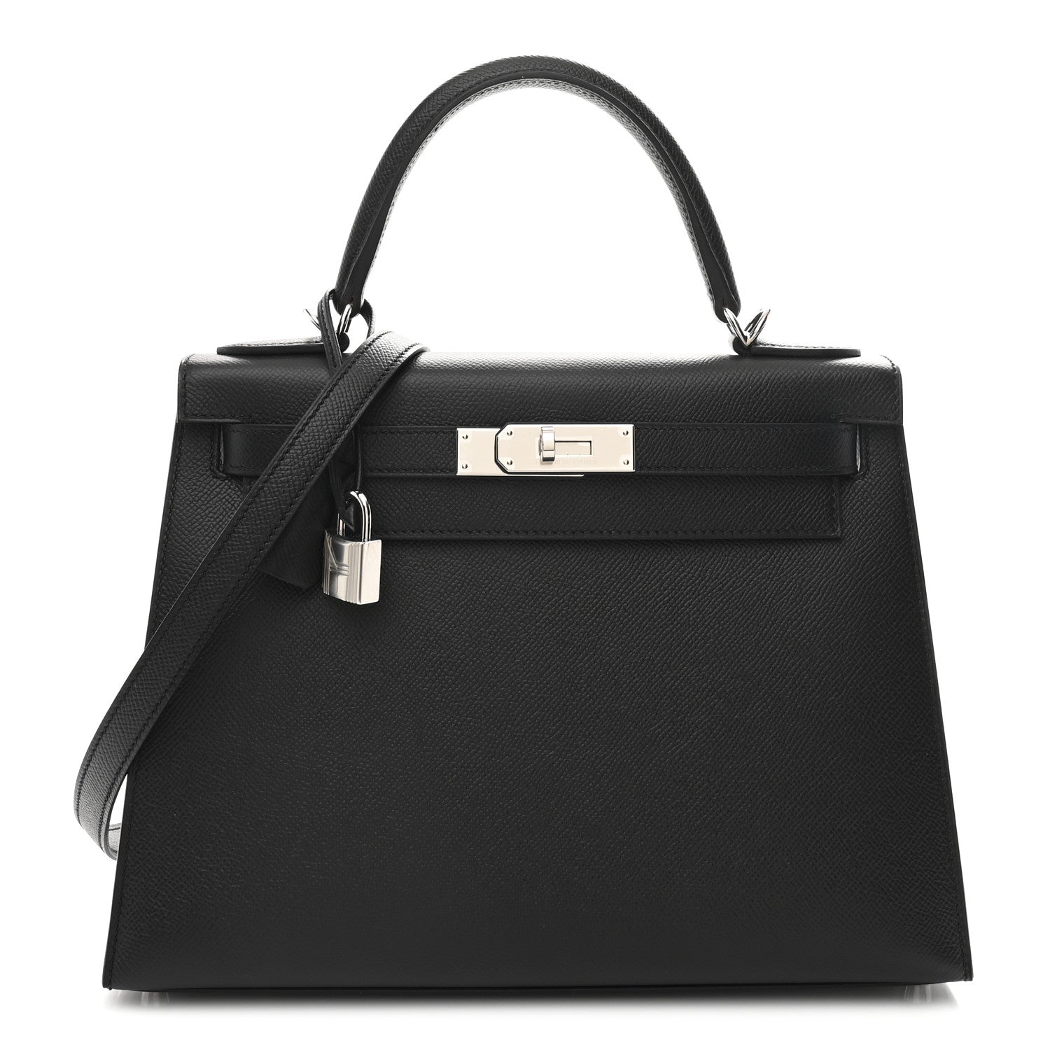Hermes Epsom Kelly Sellier 28 Black 1 of 11