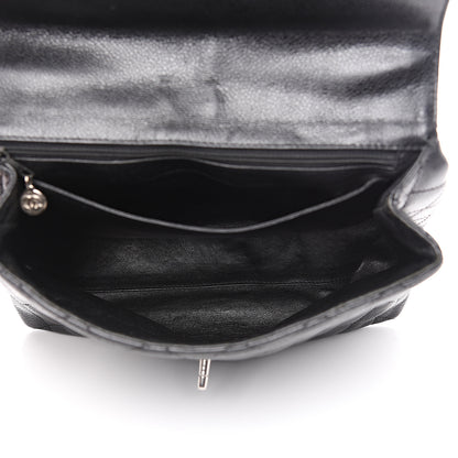 Chanel Caviar Quilted Jumbo Kelly Flap Black 4 of 18