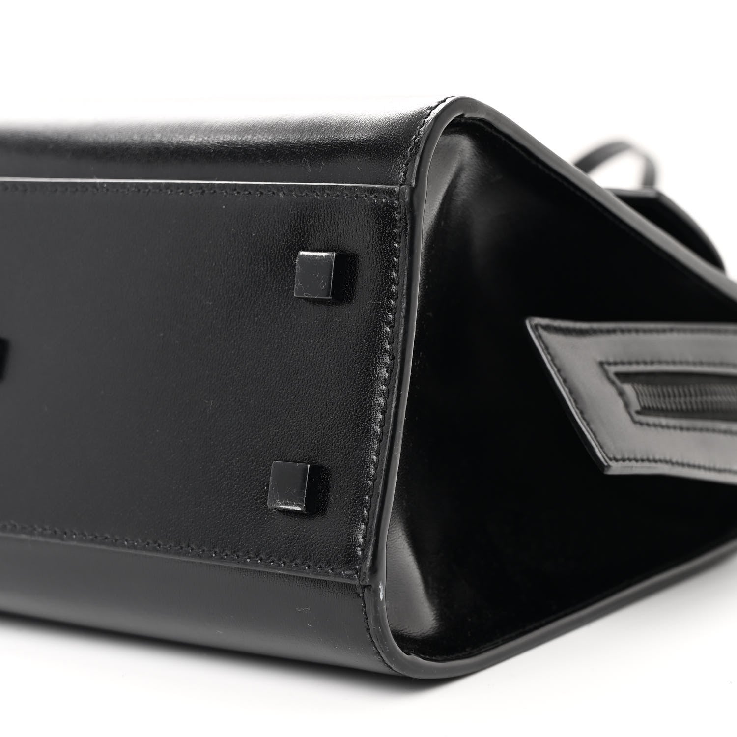 Saint Laurent Shiny Calfskin Small Uptown Tote Black 10 of 13