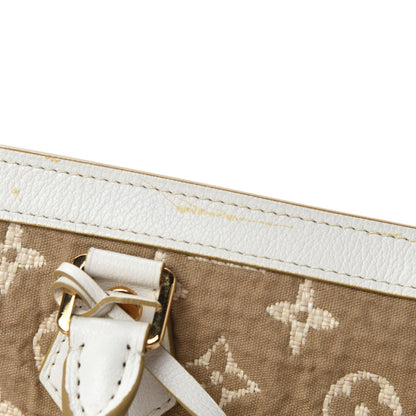 Louis Vuitton Monogram Sabbia Cabas MM White 8 of 12