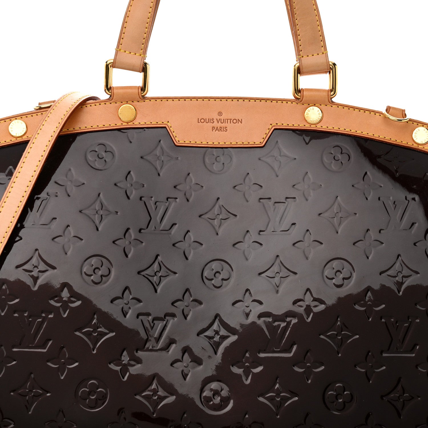 Louis Vuitton Vernis Brea GM Amarante 7 of 9