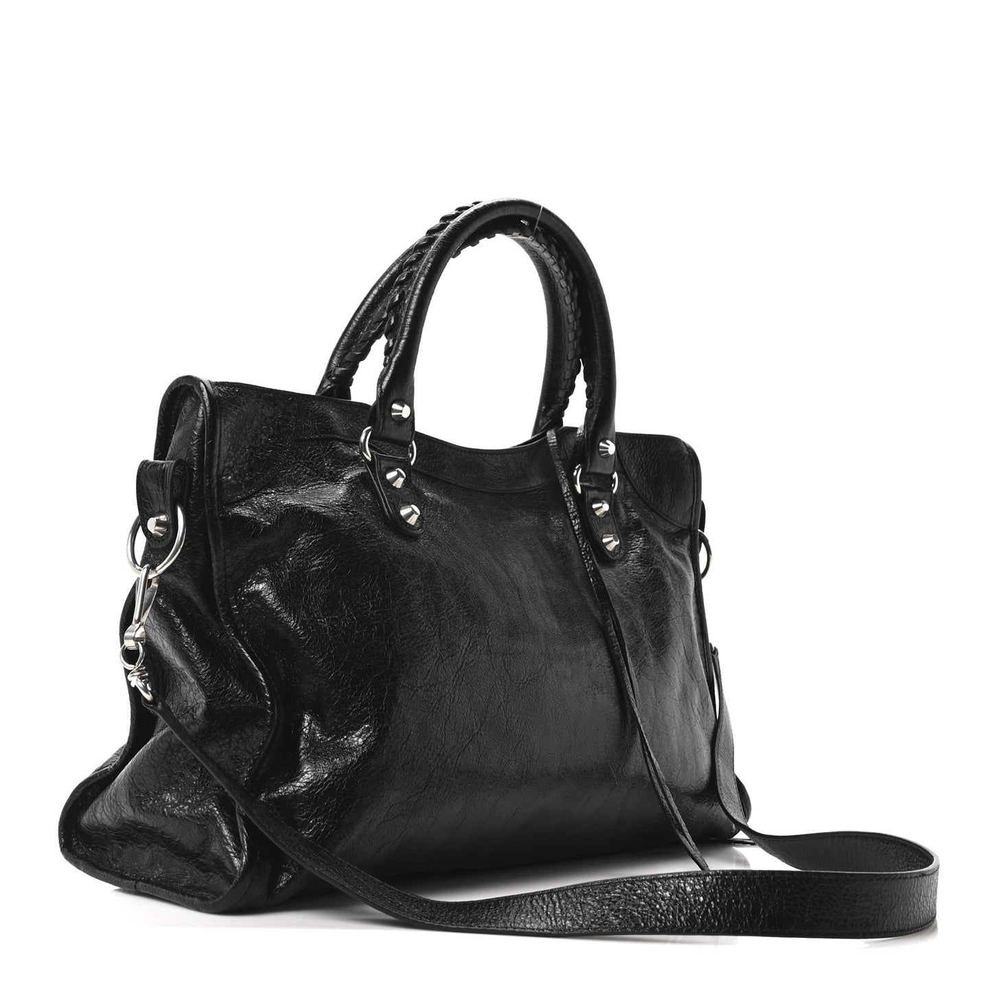 Agneau Arena Silver Hardware Medium Le City Black