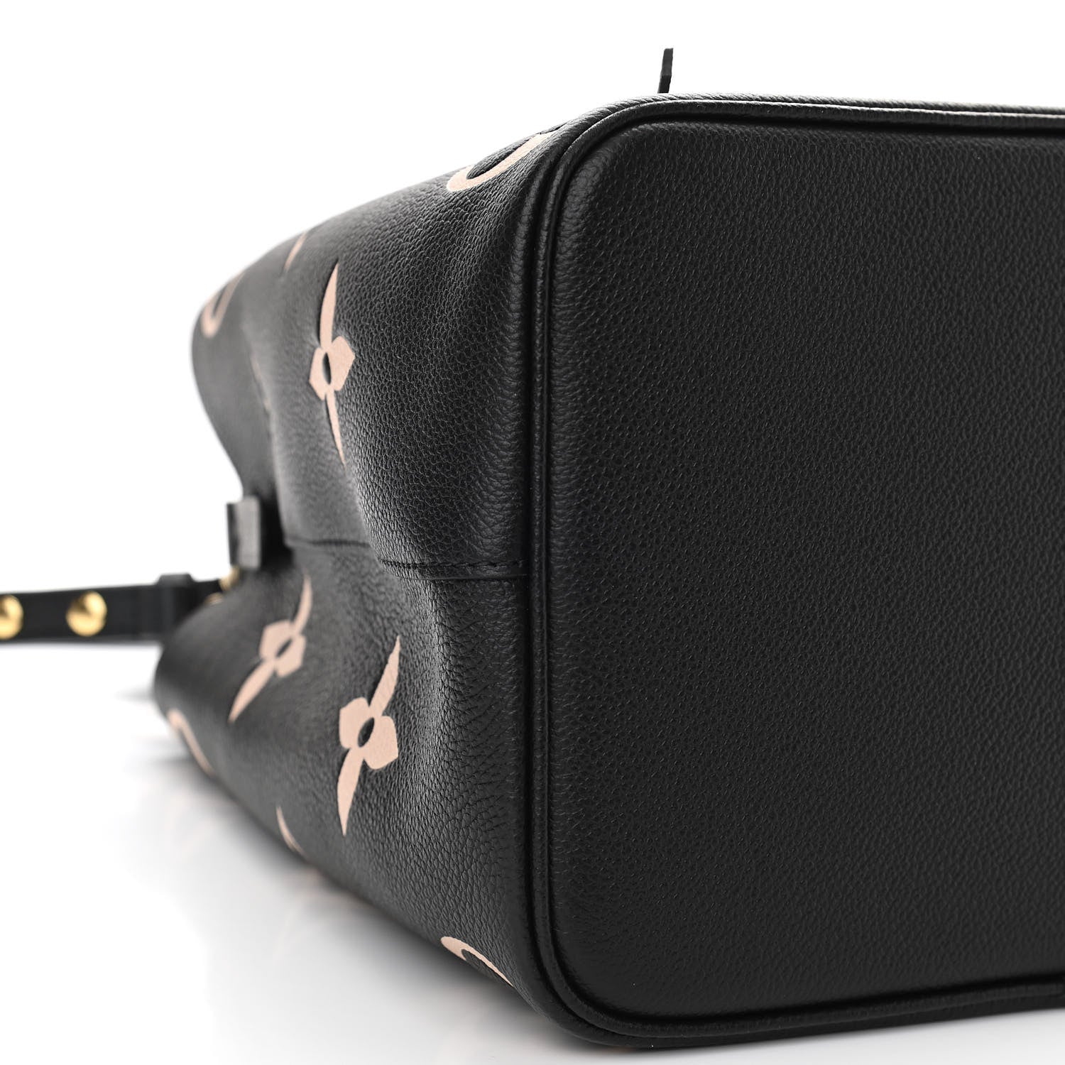 Louis Vuitton Empreinte Monogram Giant Neonoe MM Black Beige 10 of 11