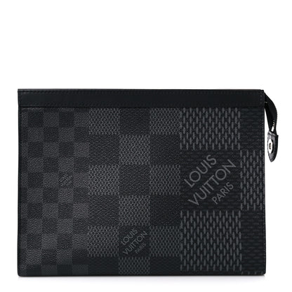 Louis Vuitton Damier Graphite 3D Pochette Voyage 1 of 8