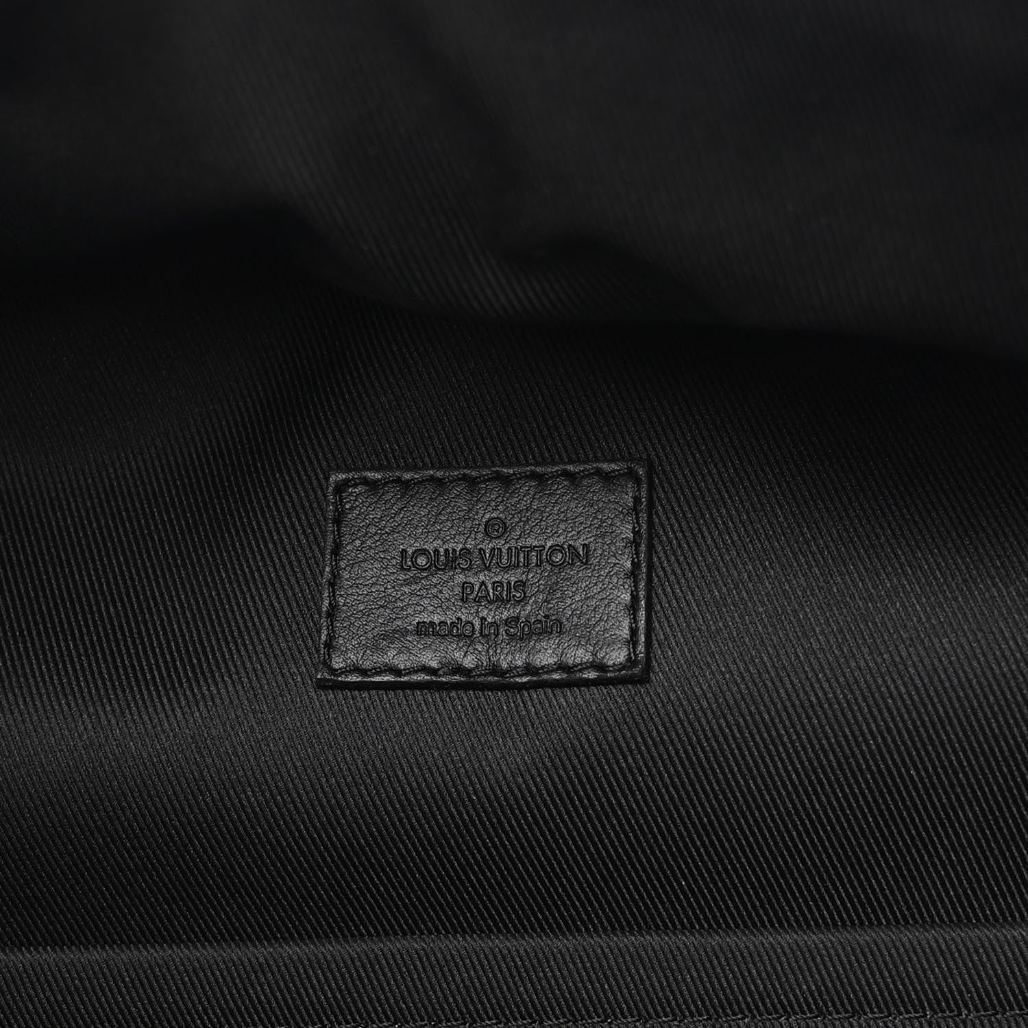 Louis Vuitton Calfskin Monogram Shadow Racer Backpack Black 6 of 9