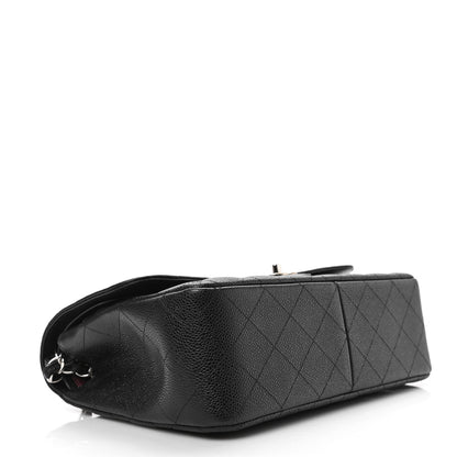 Chanel Caviar Quilted Jumbo Double Flap Black 4 of 9