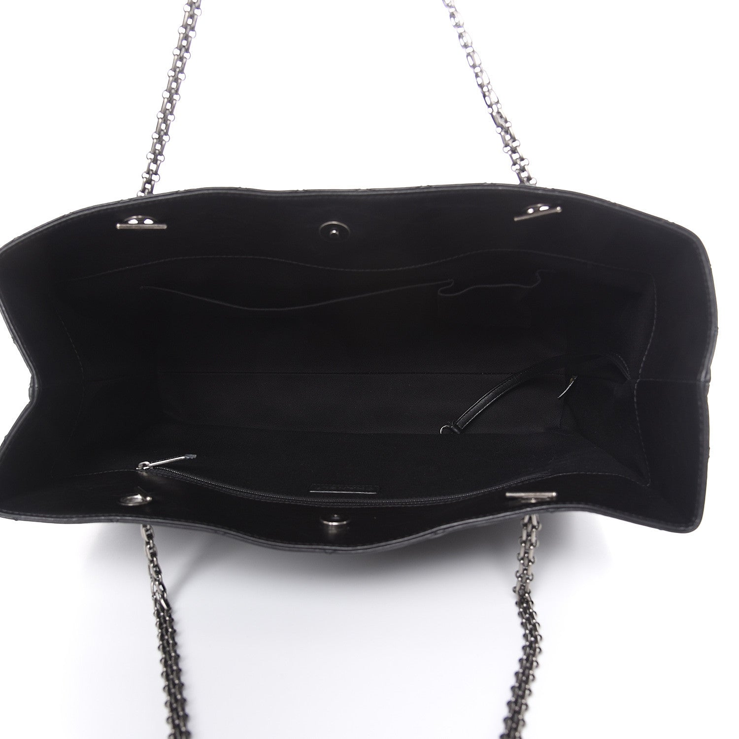 Chanel Aged Calfskin Reissue 2.55 Tote Black 5 of 9