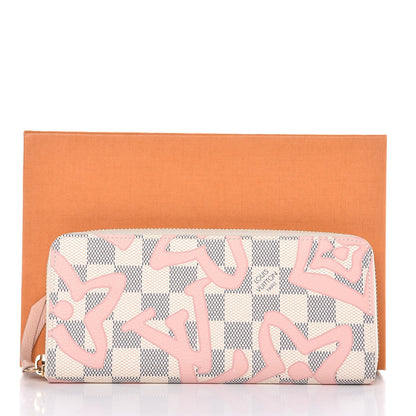 Louis Vuitton Damier Azur Tahitienne Clemence Wallet 8 of 8