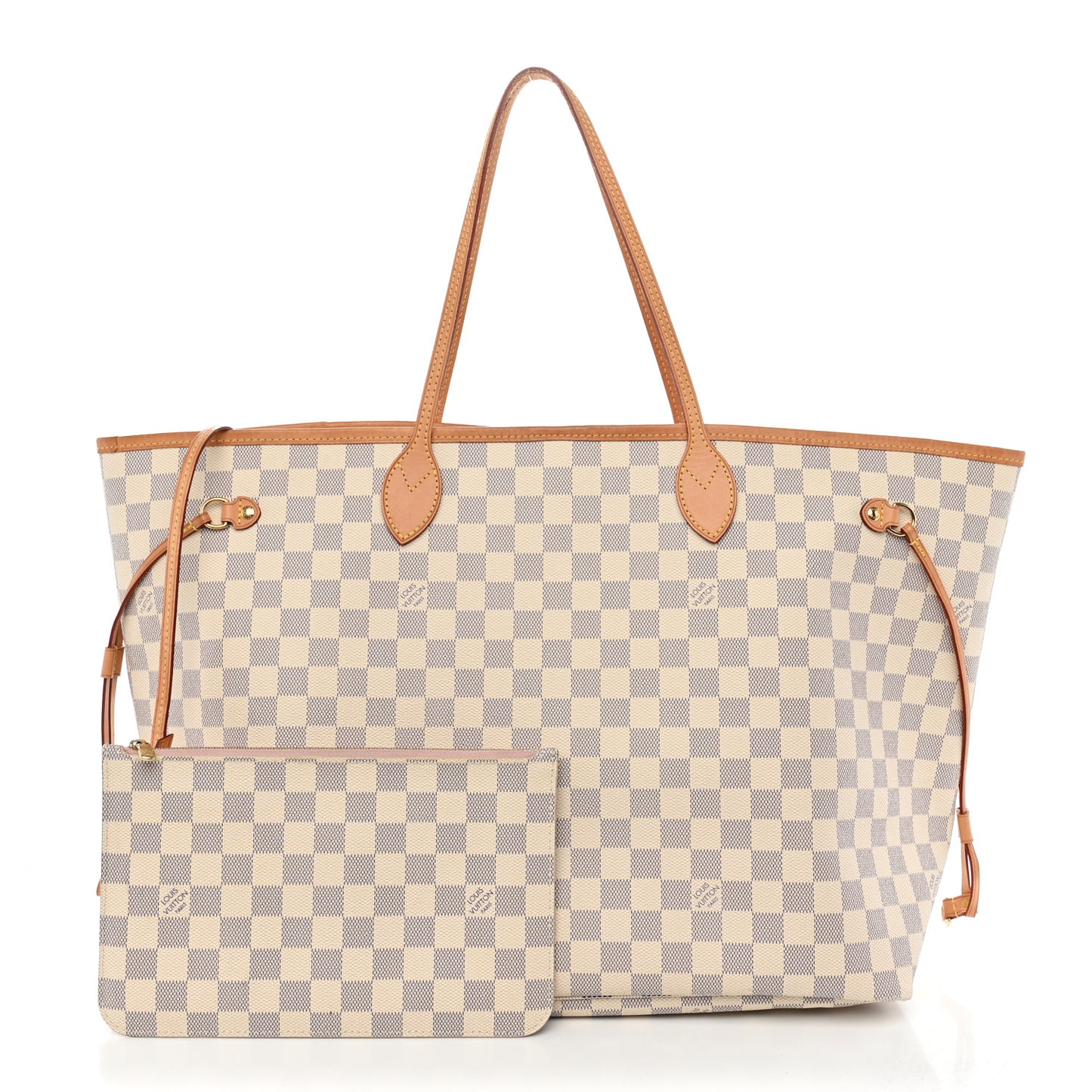 Damier Azur Neo Neverfull GM Rose Ballerine