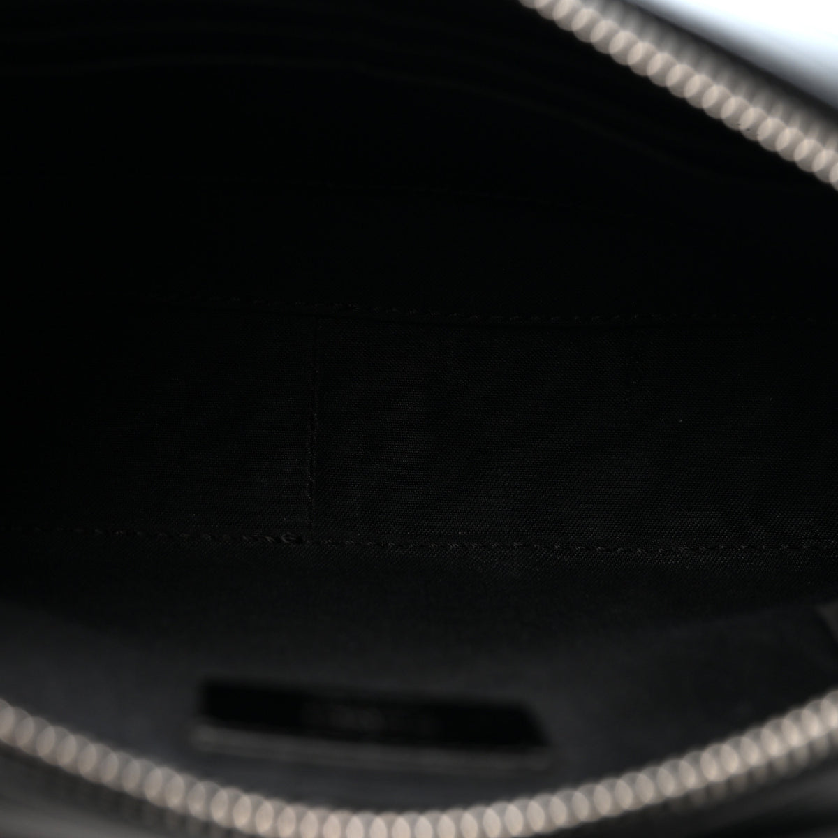 Fendi Glazed Fabric Vitello Liberty FF 1974 Diagonal Medium Camera Case Tobacco Moresco Black 5 of 12
