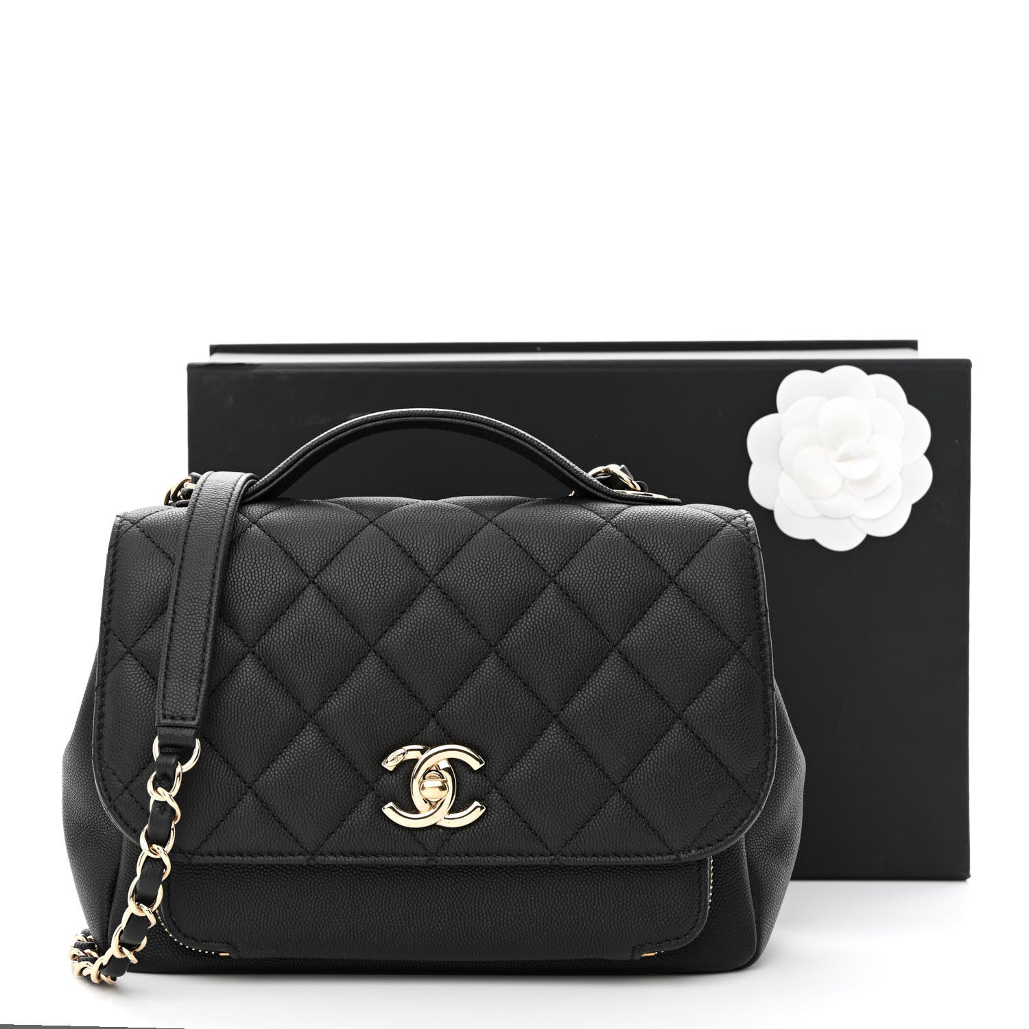 Chanel Caviar Quilted Medium Business Affinity Flap Black 11 of 11