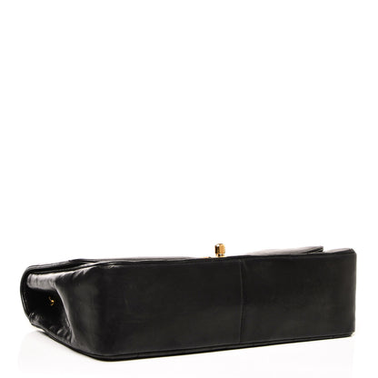 Chanel Lambskin Quilted Medium Single Flap Black 4 of 12