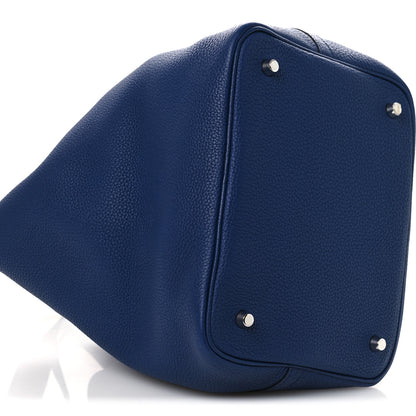 Hermes Taurillon Maurice Picotin Lock 22 MM Bleu Saphir 9 of 11