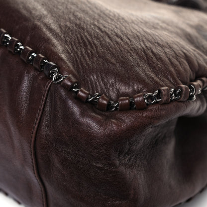 Chanel Lambskin Chain Hobo Brown 11 of 19