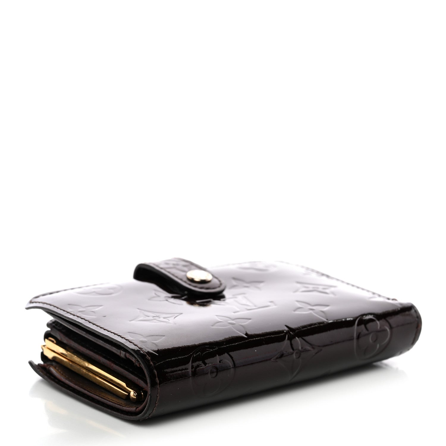 Louis Vuitton Vernis French Purse Wallet Amarante 4 of 13