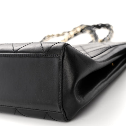 Chanel Lambskin Bekko Chain Large Shoulder Bag Black 11 of 11