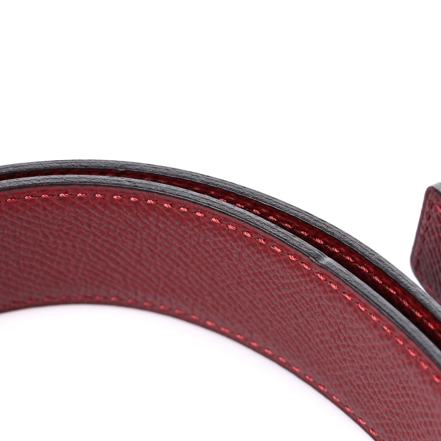 Epsom 32mm Belt Strap 80 32 Black Rouge Grenat