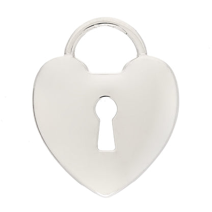 Tiffany Sterling Silver Heart Lock Charm 1 of 4