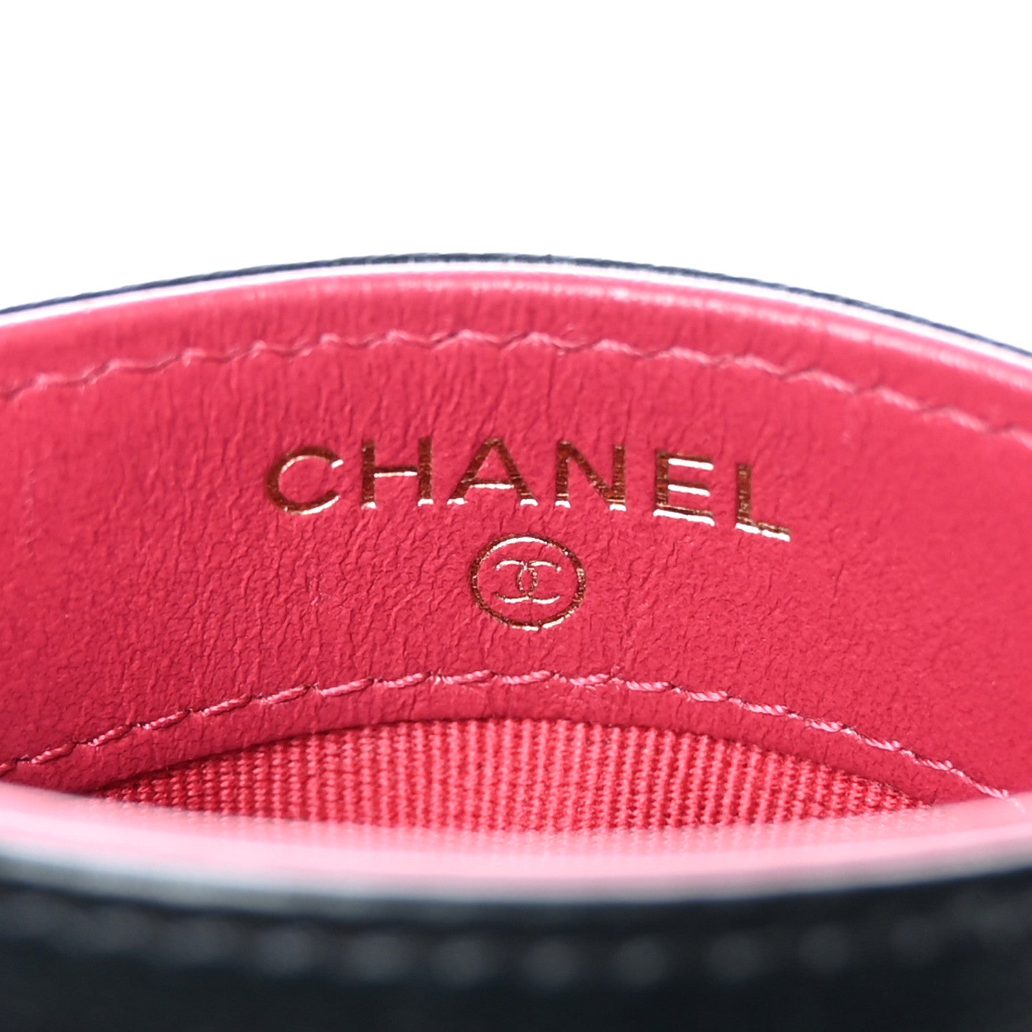 Chanel Lambskin Quilted Chanel 19 Card Holder Black 6 of 10
