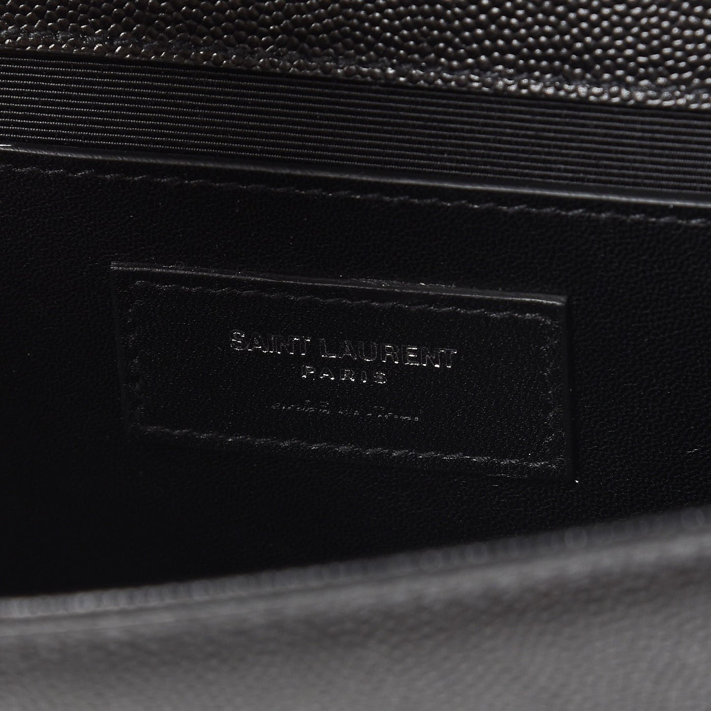 Grain De Poudre Medium Classic Monogram Kate Satchel Black