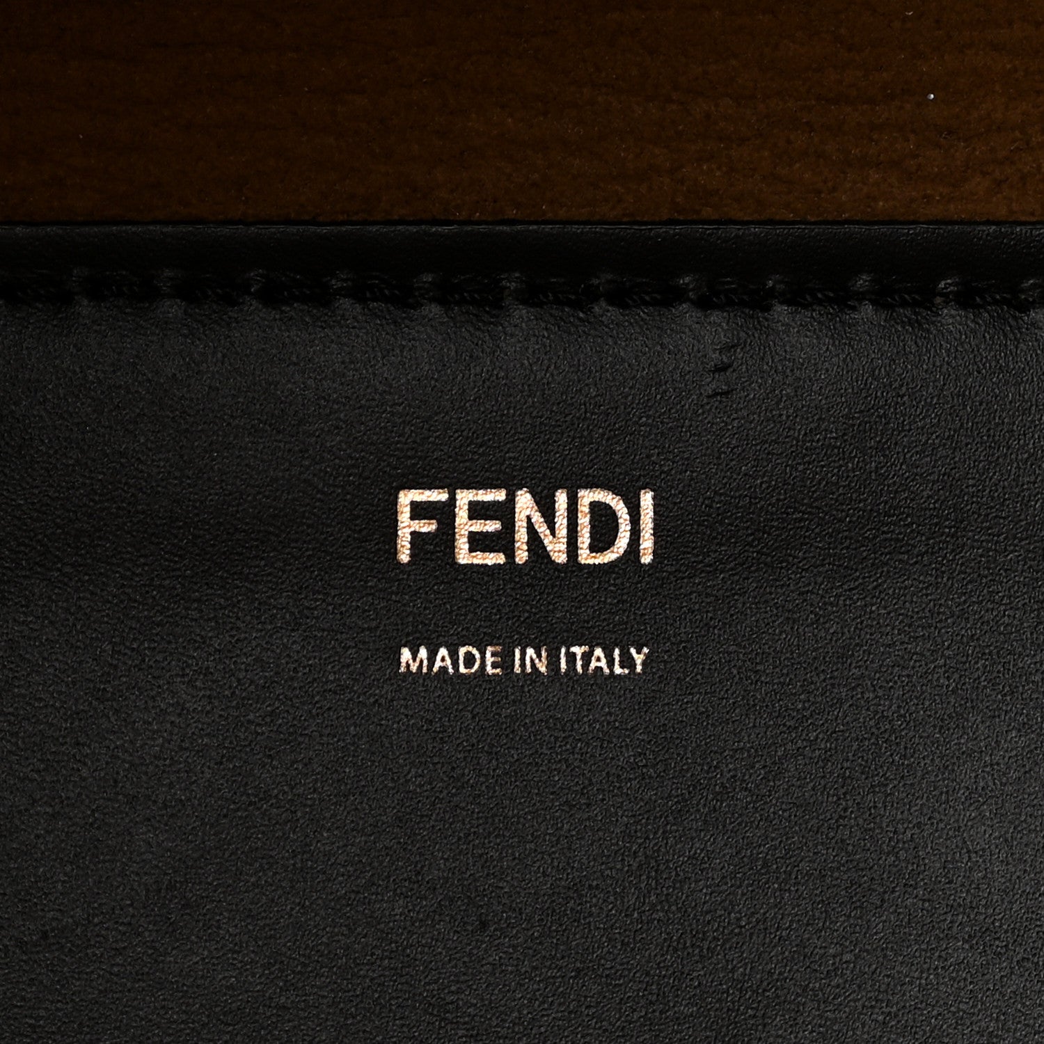 Fendi Vitello King Plexiglass Large Fendi Sunshine Shopper Tote Black 6 of 9