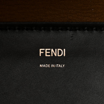 Fendi Vitello King Plexiglass Large Fendi Sunshine Shopper Tote Black 6 of 9