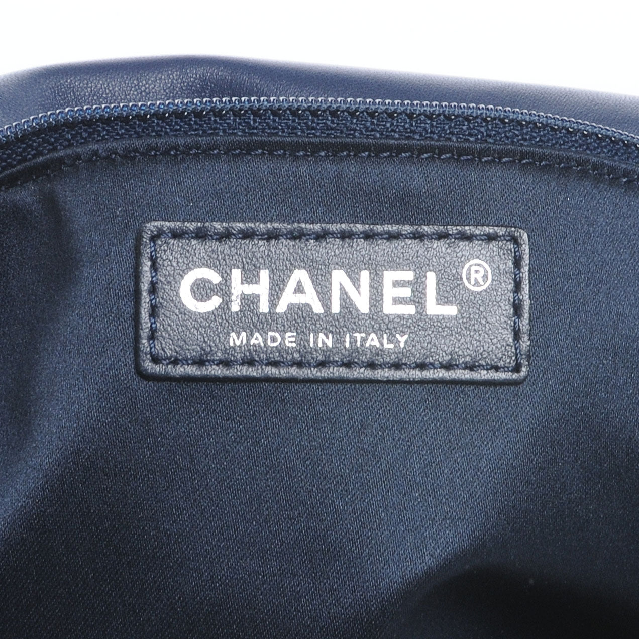 Calfskin Ultimate Stitch Flap Blue
